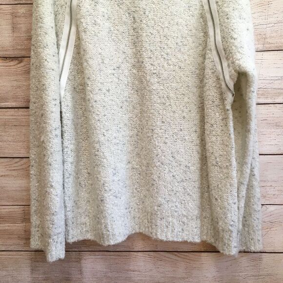 TOWNSEN SWEATER IN CREAM WITH SILVER METALLIC ACCENTS - Picture 4 of 6